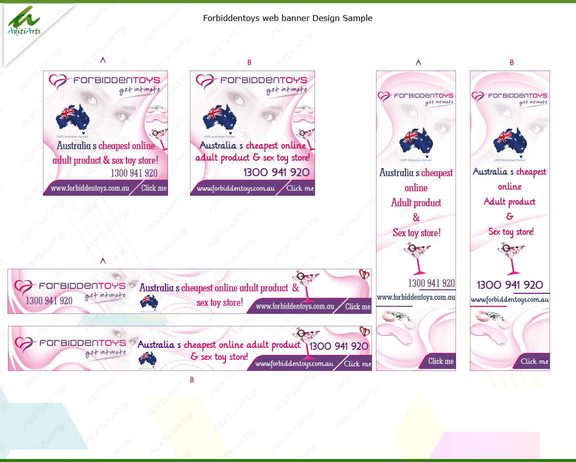 Banner Ad Design by AditiArts for Forbidden Toys | Design #3103053