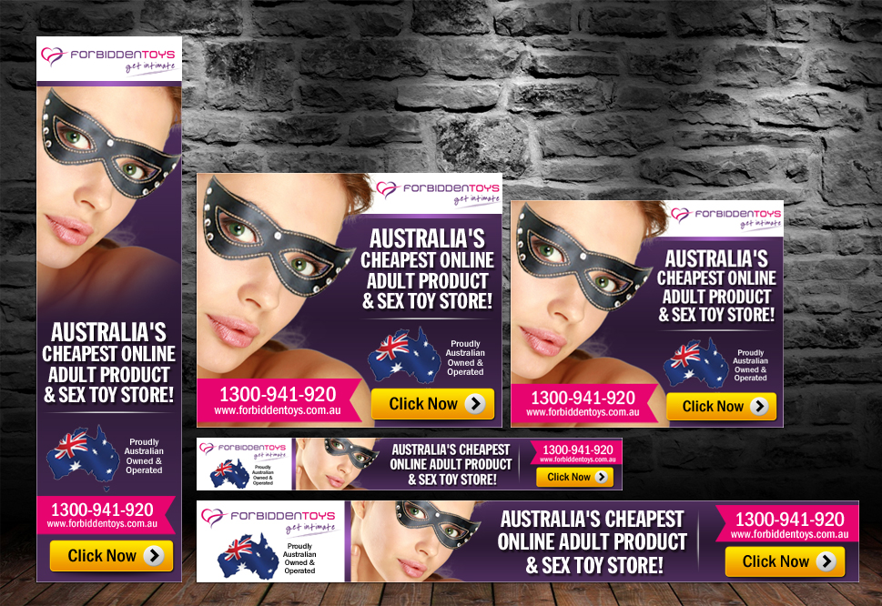 Banner Ad Design by MeMe Botrous for Forbidden Toys | Design #3073996