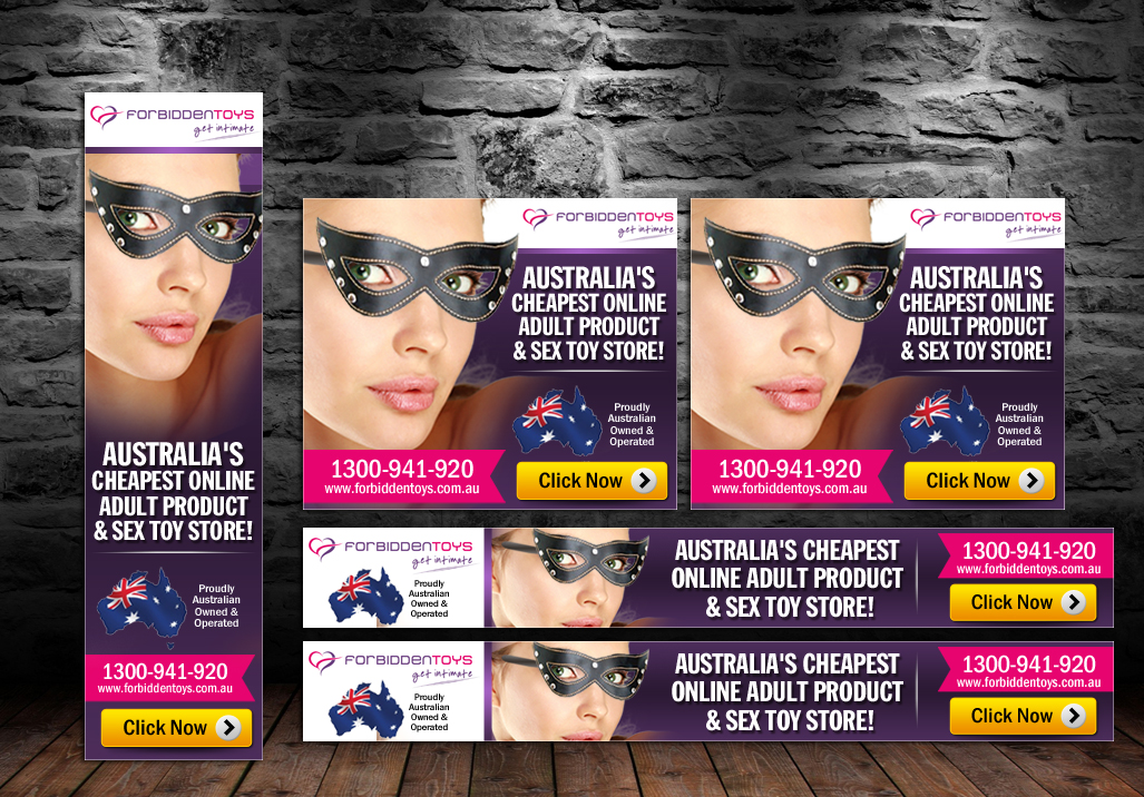Banner Ad Design by MeMe Botrous for Forbidden Toys | Design #3114669