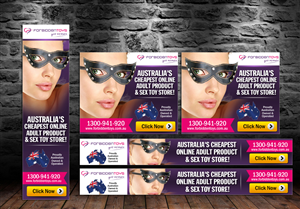 Banner Ad Design by Mary Kaiser for Forbidden Toys | Design #3114669