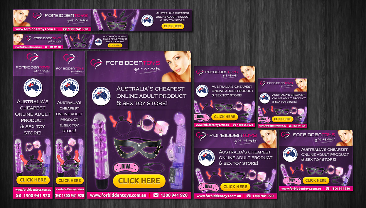 Banner Ad Design by Levardos for Forbidden Toys | Design #3080417