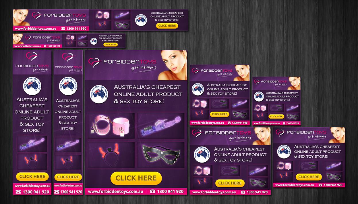 Banner Ad Design by Levardos for Forbidden Toys | Design #3107037