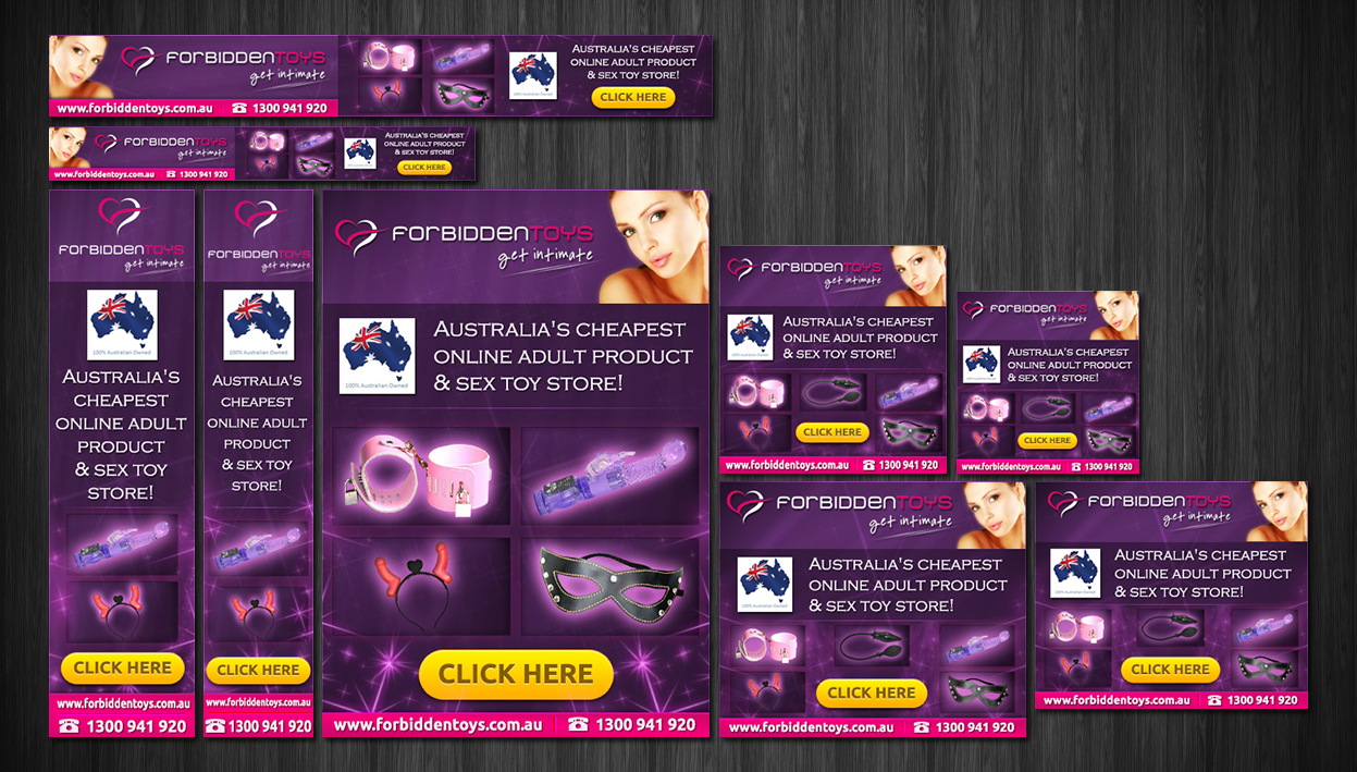 Banner Ad Design by Levardos for Forbidden Toys | Design #3116756