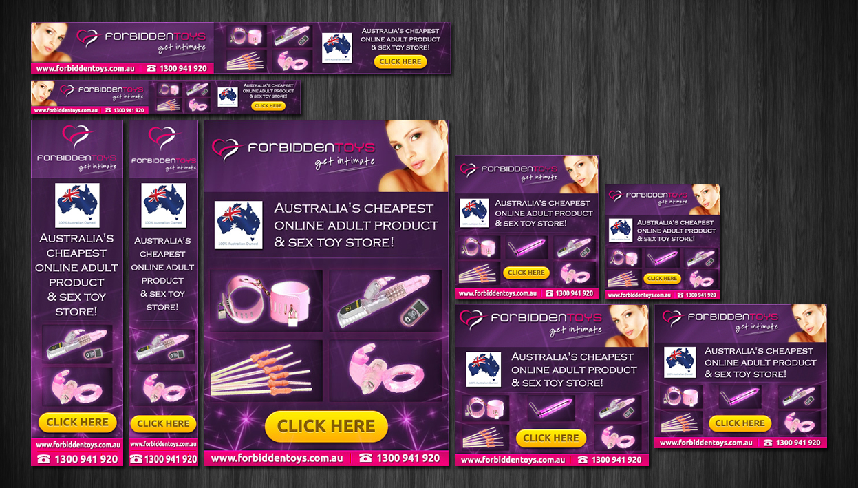 Banner Ad Design by Levardos for Forbidden Toys | Design #3178315