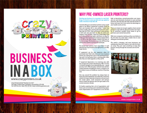 Diseño de Brochure por Priyo Subarkah para The Printer Franchise Company Limited | Diseño: #2969884