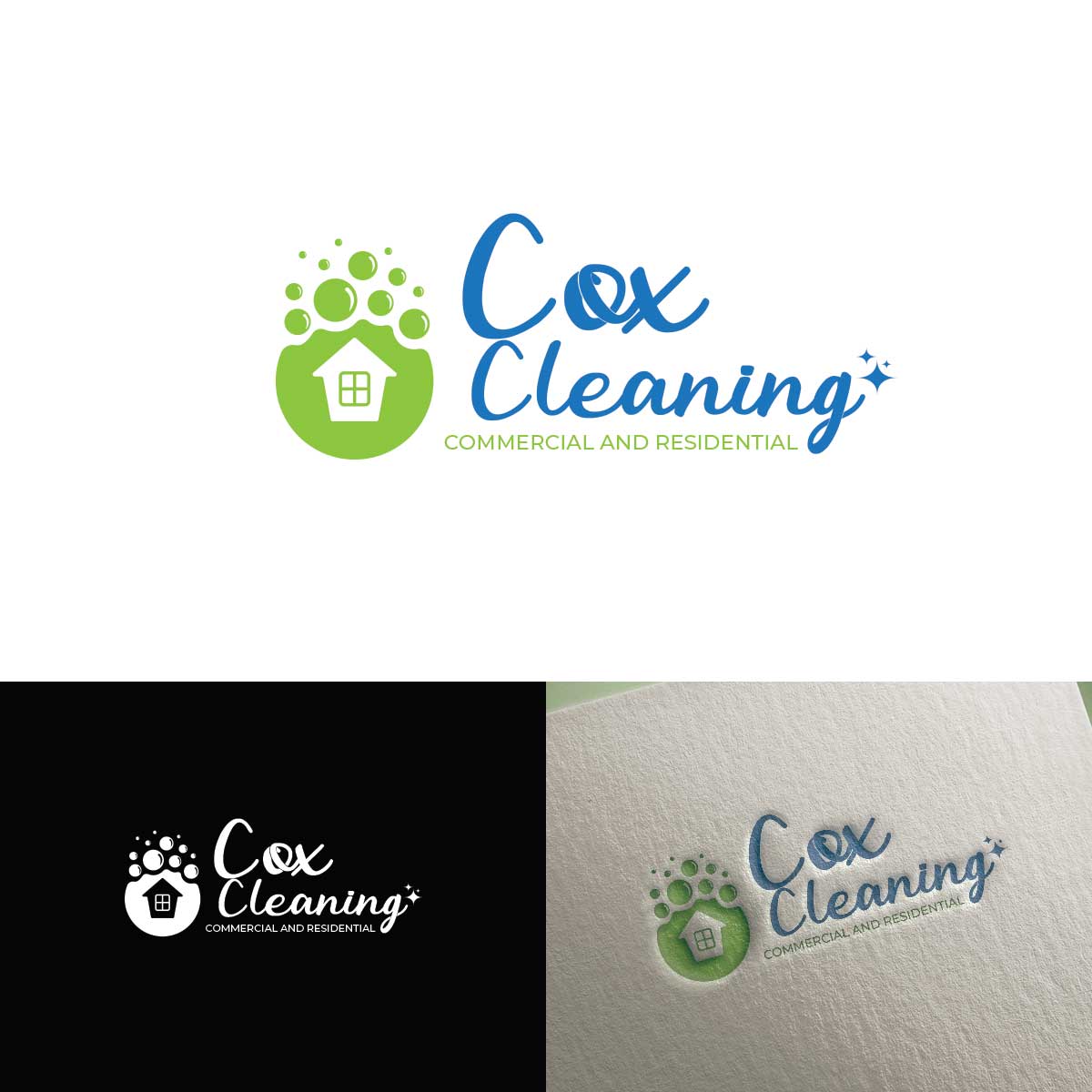 Logo Design by Vishwa Basnayake for CoxCleaning LLC | Design #22847408