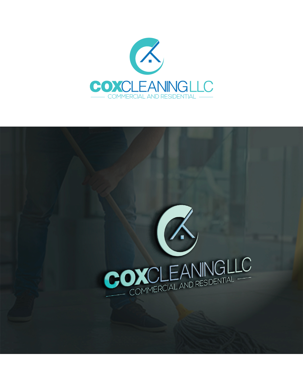 Logo Design by Maxo-Biz for CoxCleaning LLC | Design #22817568
