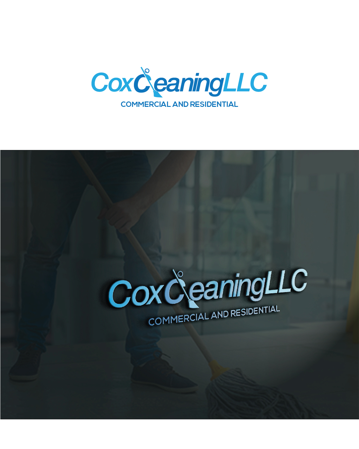 Logo Design by Maxo-Biz for CoxCleaning LLC | Design #22817570