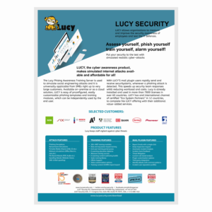 Flyer Design by Ashik kumar for LUCY Security AG | Design: #22820093