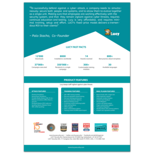 Flyer Design by Ashik kumar for LUCY Security AG | Design: #22842756