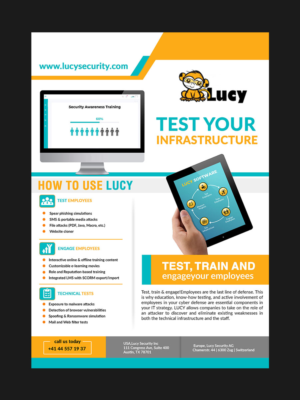 Flyer Design by n214008 for LUCY Security AG | Design: #22817368