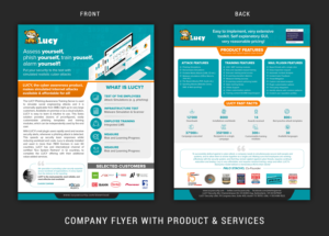 Flyer-Design von ARTOGRAPHY für LUCY Security AG | Design #22853726