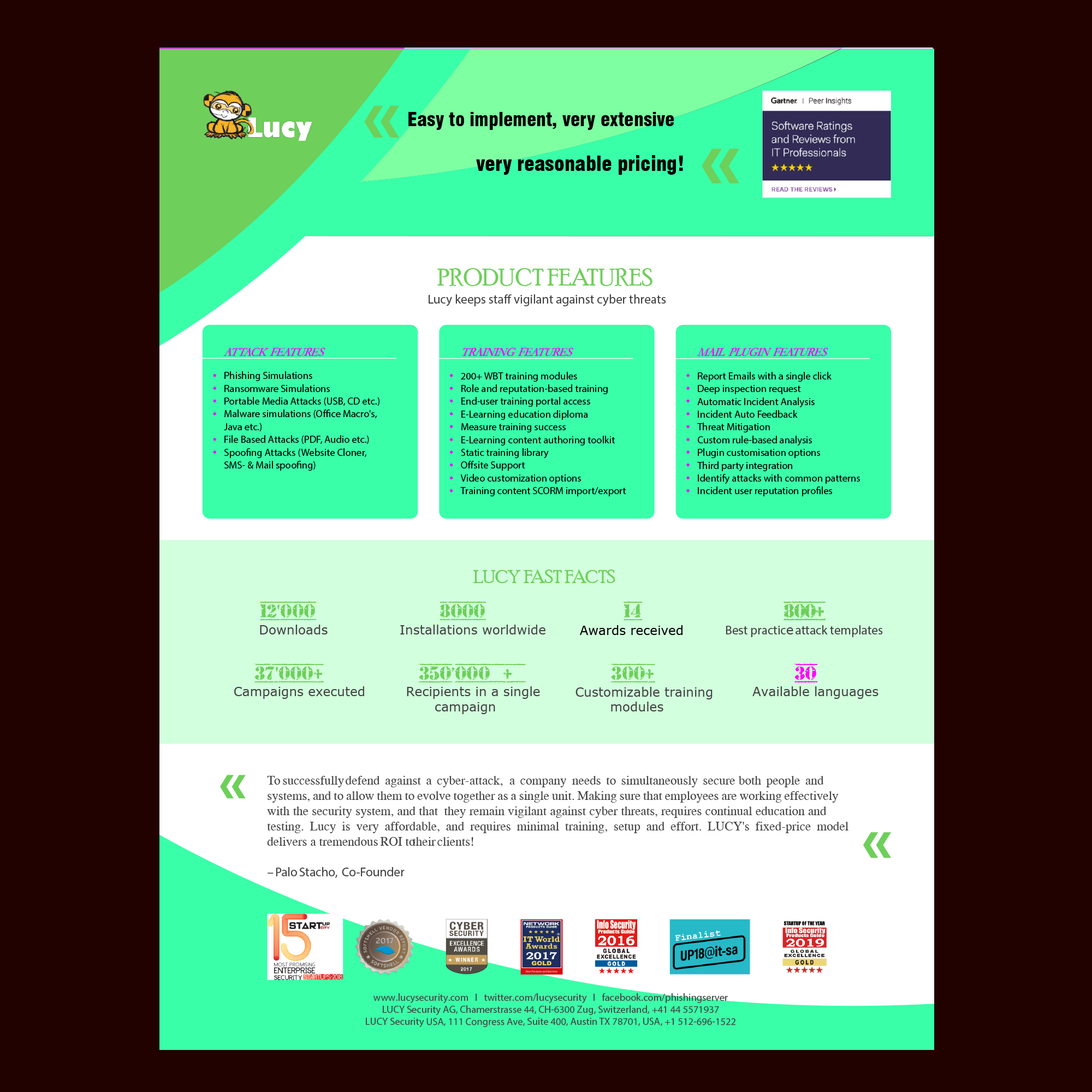 Design de Flyer par Chana pour LUCY Security AG | Design #22820030