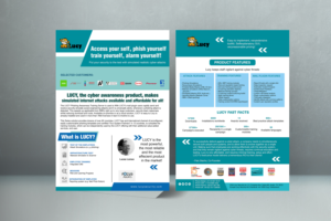 Flyer-Design von wolfwud für LUCY Security AG | Design #22859071