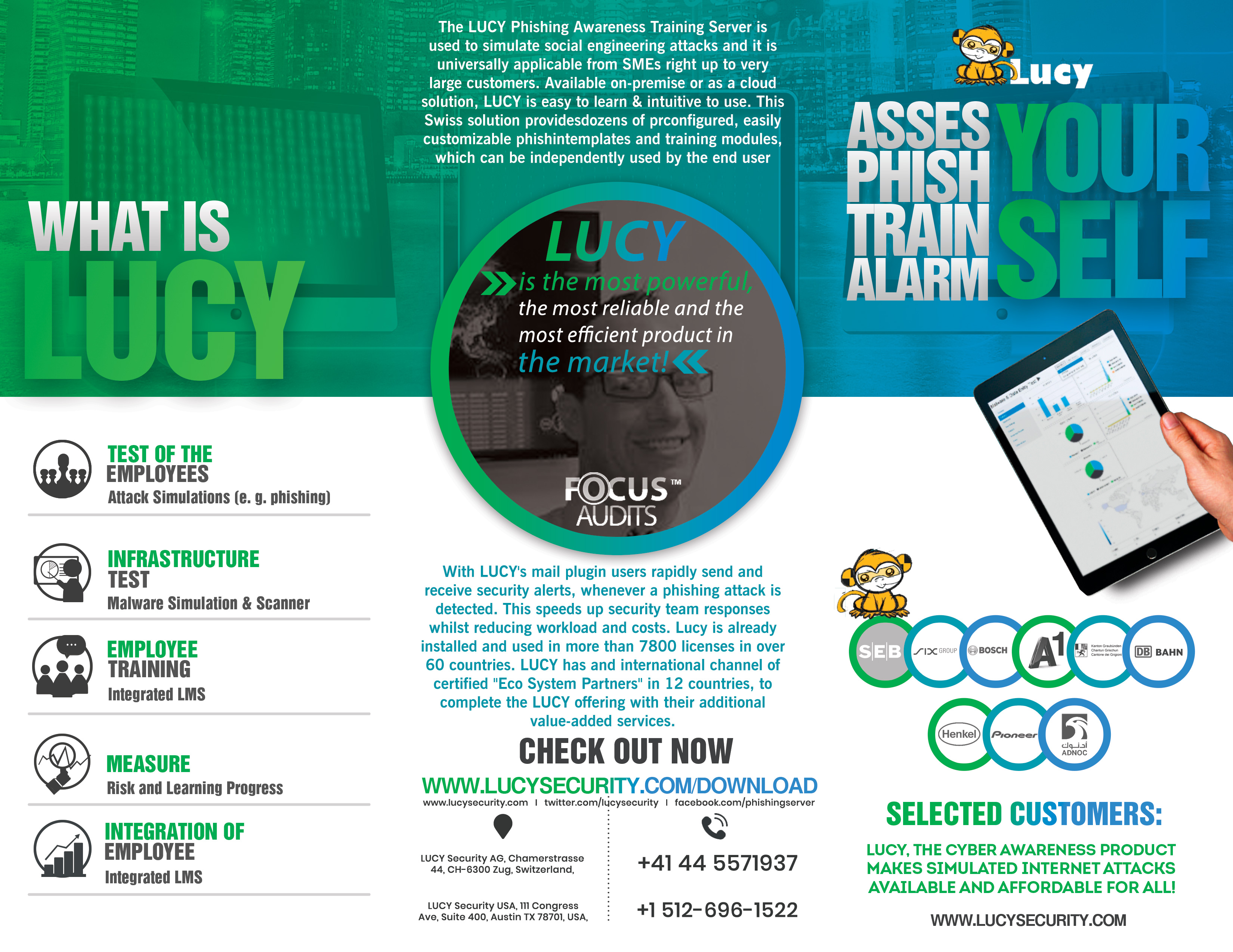 Flyer Design by HeshanKavinda for LUCY Security AG | Design #22861868