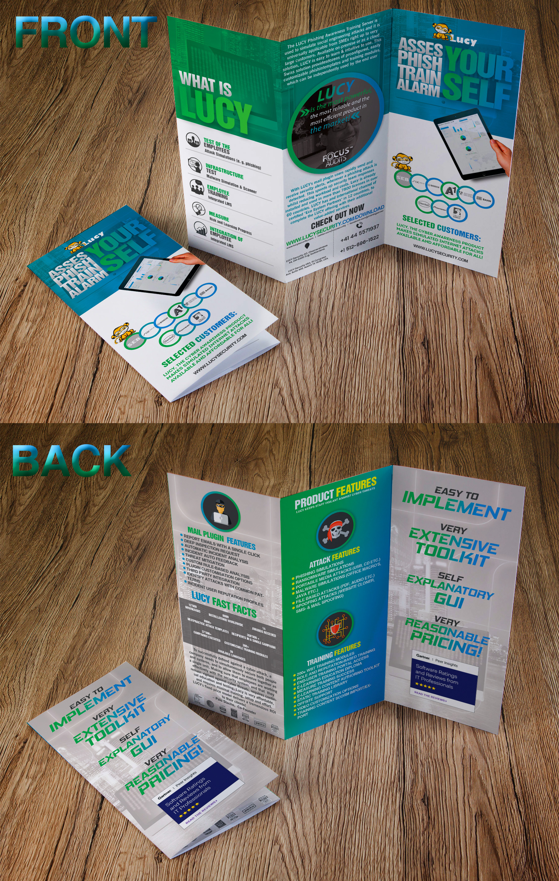 Flyer Design by HeshanKavinda for LUCY Security AG | Design #22861943