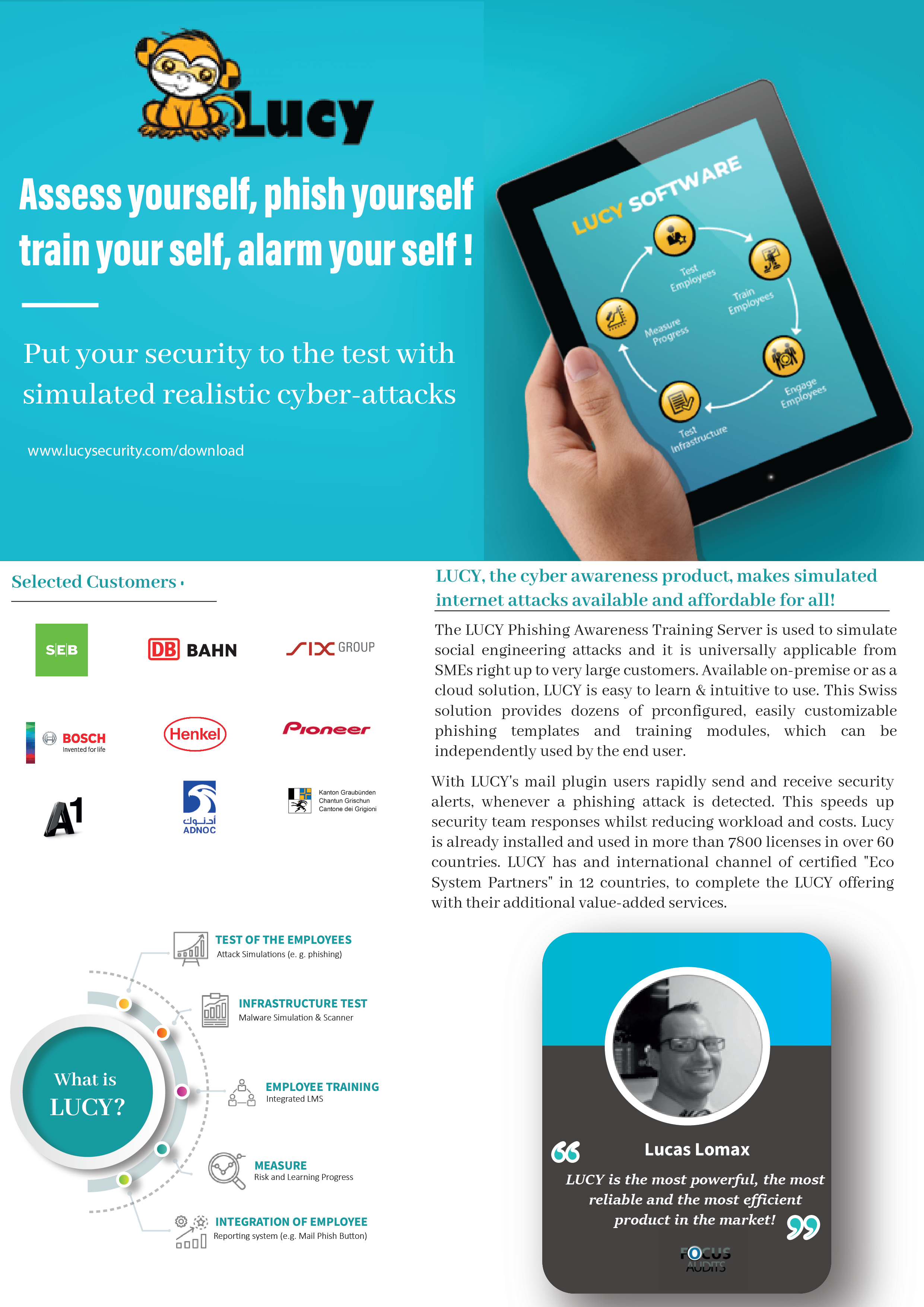 Flyer-Design von Aourasha 4 für LUCY Security AG | Design #22815887