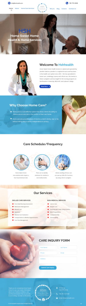 Web Design by pb for this project | Design #22827639