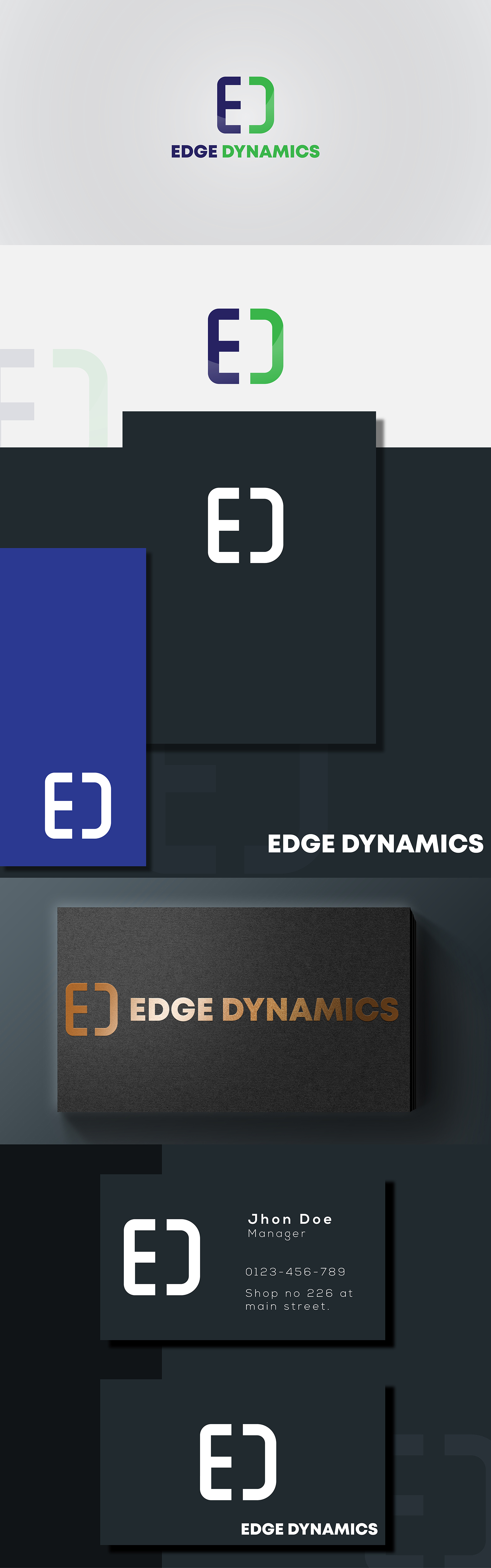 Logo Design by MarkazAlrusumatOfficial for Edge Dynamics | Design #22840199