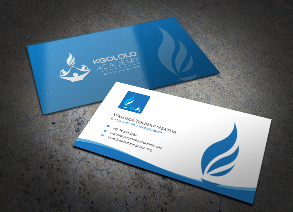 Design de Carte de Visite par Eggo May P pour The Khulula Foundation | Design #2973879