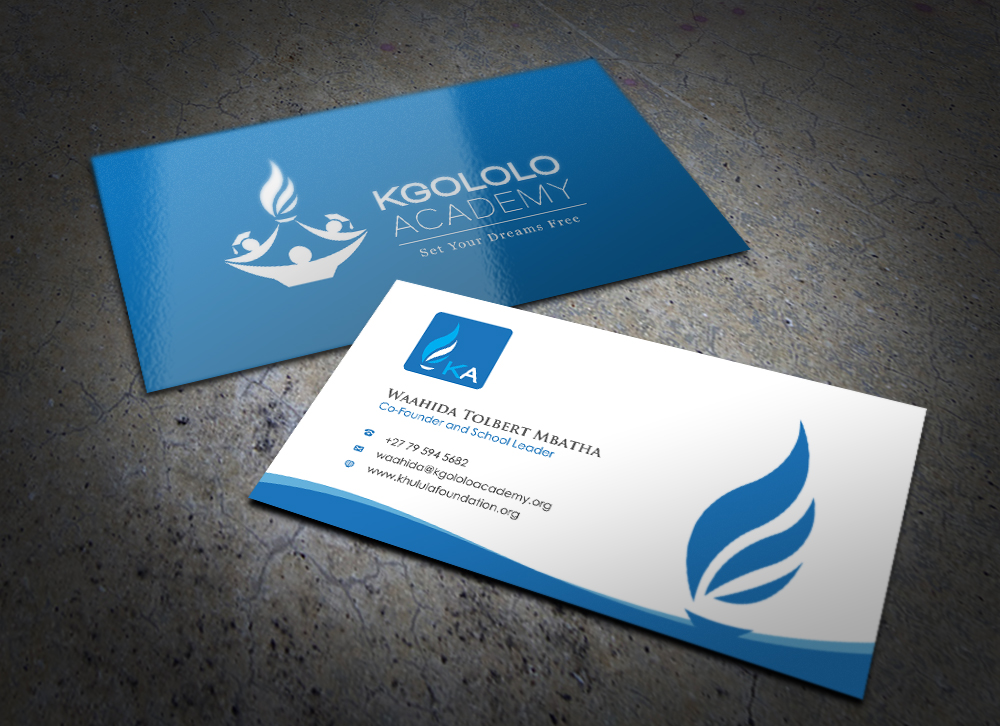 Business Card Design by Eggo May P for The Khulula Foundation | Design #2973880