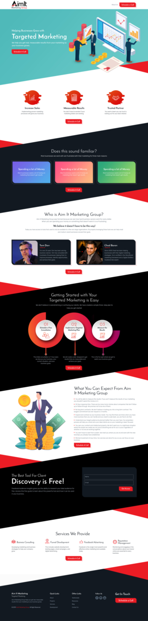 Marketing agency website design | Diseño Web por sai.designer87