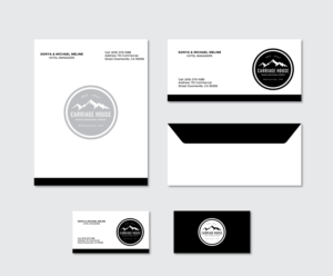 Carriage House Inn (Biggest Font Size) | Tahoe National Forest | Downieville, CA | Est. 1937 | Diseño de Logo por Potatow