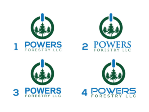 Powers Forestry LLC | Logo Design by Ochieng