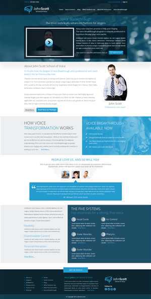 Web Design by Hashim Creetto for JDSVoice | Design: #2995910