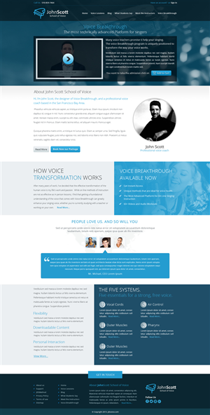 Web Design by Hashim Creetto for JDSVoice | Design: #3029360