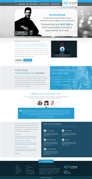 Web Design by Hashim Creetto for JDSVoice | Design: #3050389