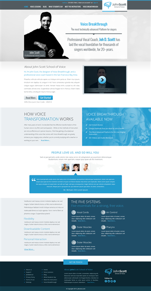 Web Design by Hashim Creetto for JDSVoice | Design: #3056476