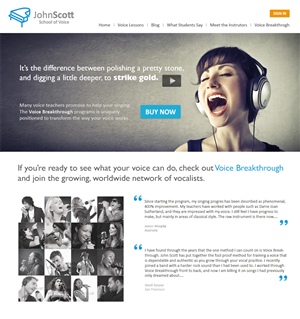 Web Design by JuneLiArt for JDSVoice | Design: #2995969