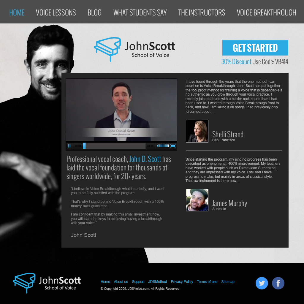 Diseño Web por jeckx2 para JDSVoice | Diseño #3041868