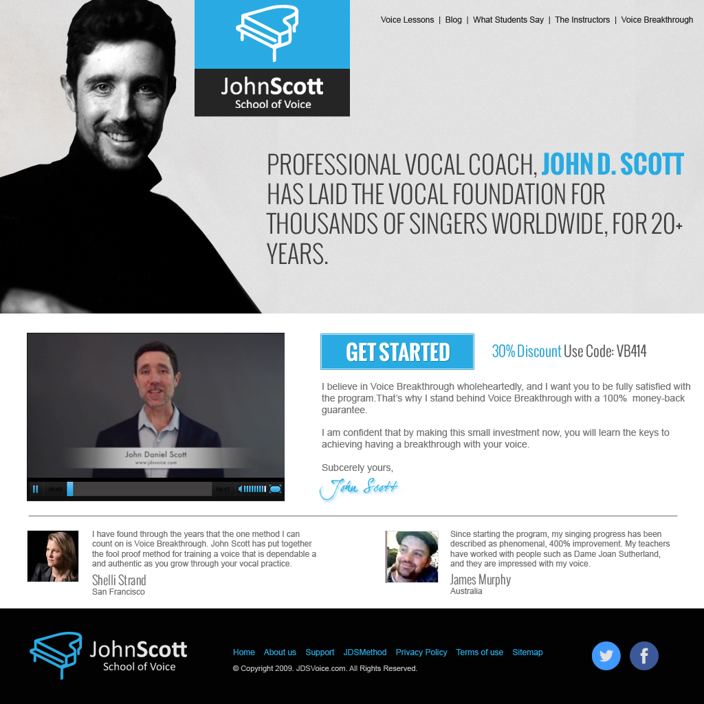 Web Design par jeckx2 pour JDSVoice | Design #3041872