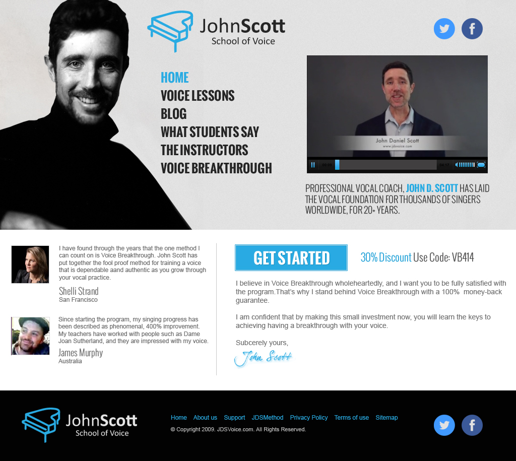 Web Design by jeckx2 for JDSVoice | Design #3041874