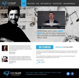 Web Design by jeckx2 for JDSVoice | Design: #3041877