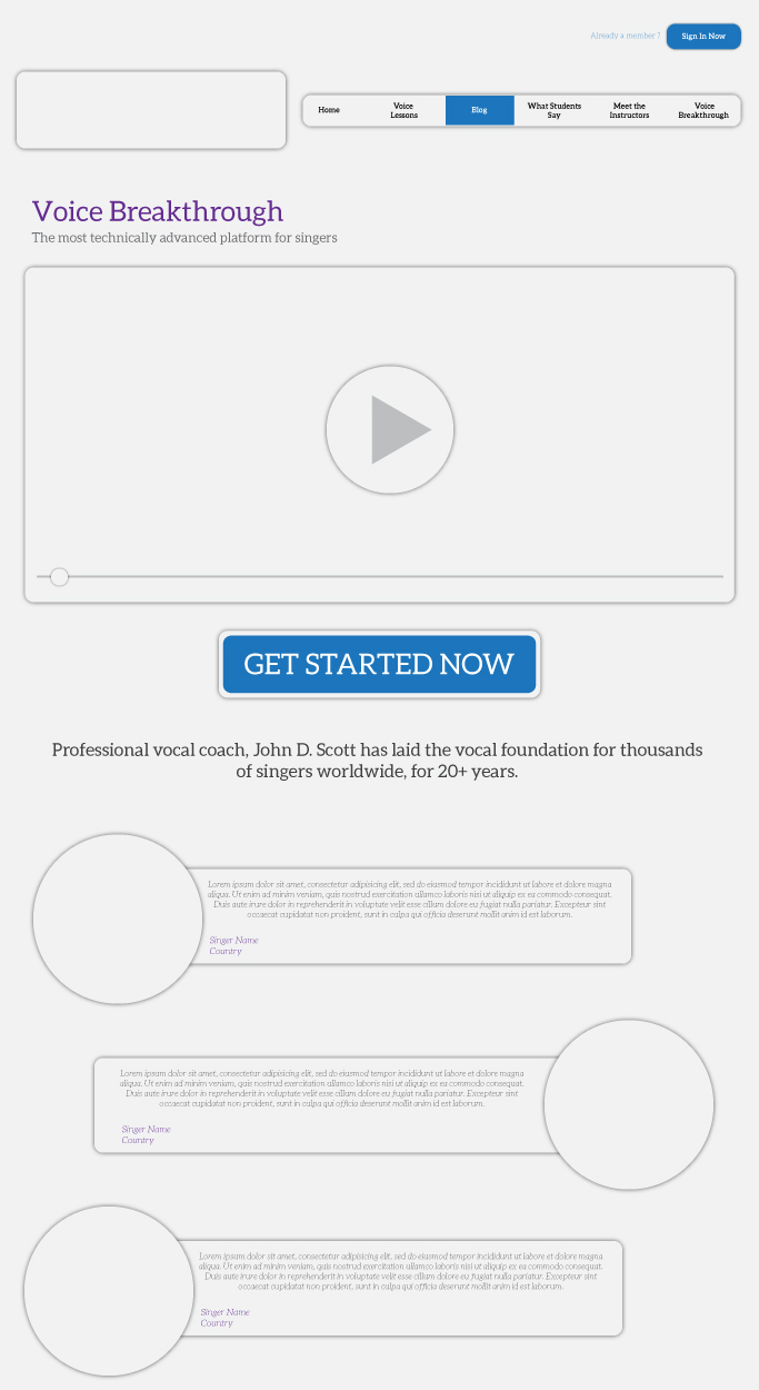 Web Design by betablocker for JDSVoice | Design #3028737