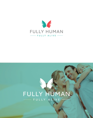 Fully Human Fully Alive  | Logo Design by ultramarin