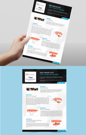 Dental office needs a handout for missing tooth options | Flyer-Design von Deepak_9_Malhotra