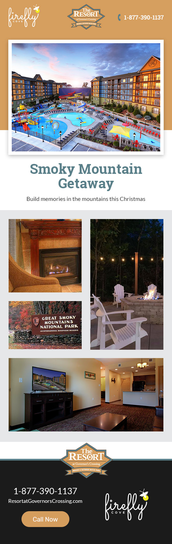 Email Marketing Design by Impressive Sol for Smoky Mountain Resorts | Design #22823770