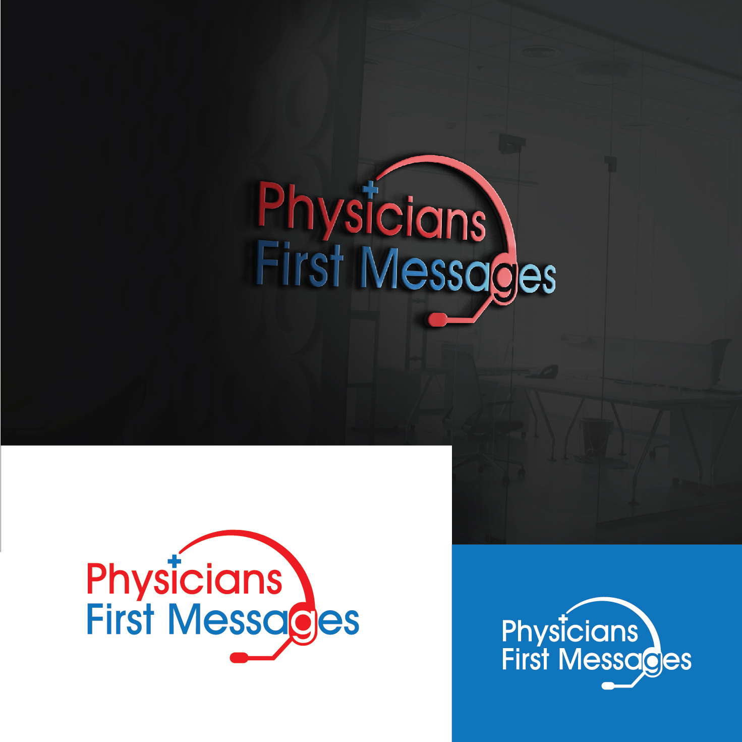 Logo Design by Maxo-Biz for Physicians First Messages Inc. | Design #22825169