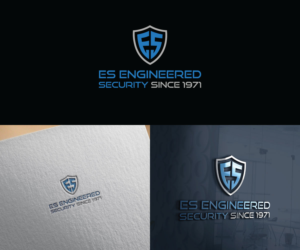 ES Engineered Security Since 1971 | Logo Design by QuynhAnh
