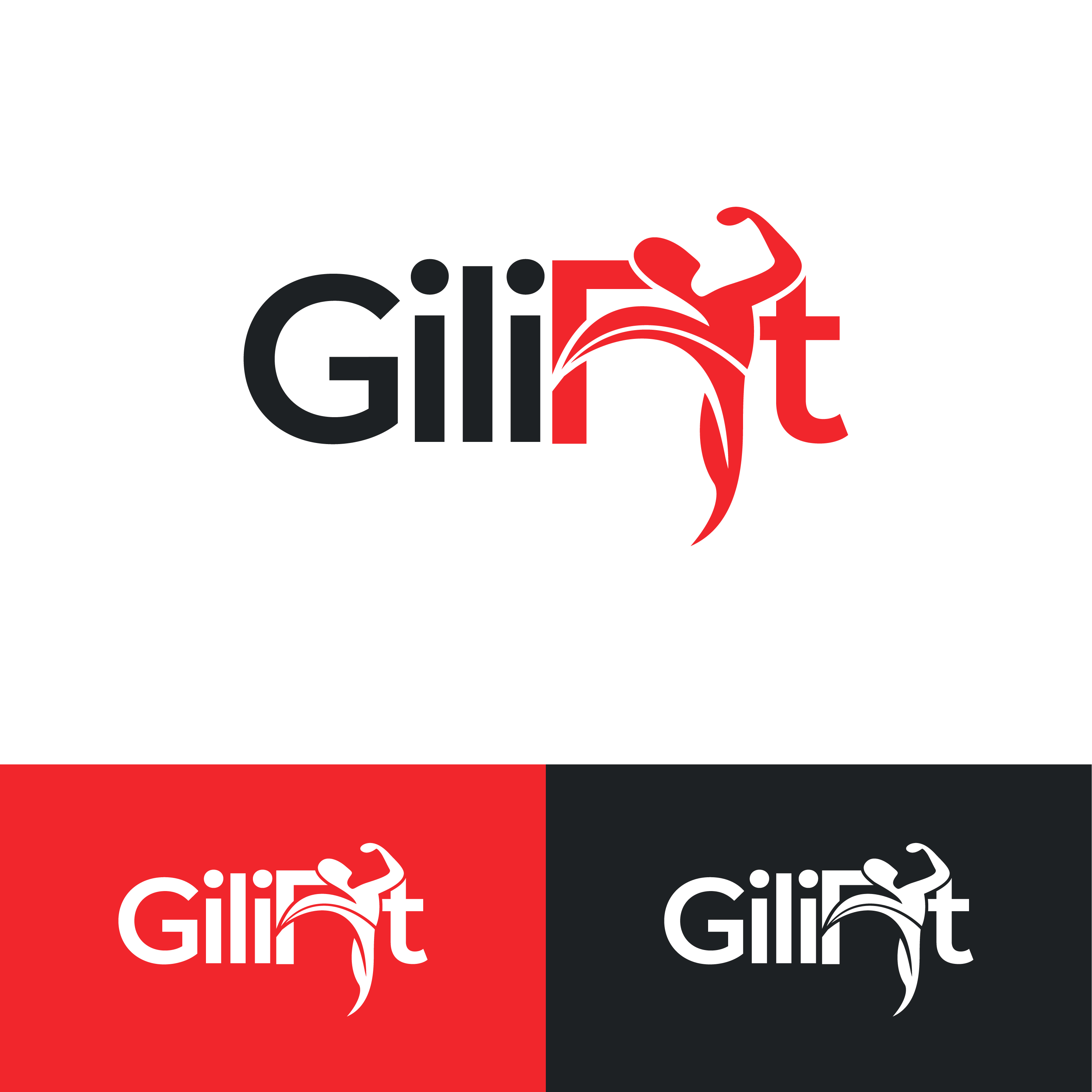 Logo Design by Gexton for GiliFit Indonesia | Design #22826288