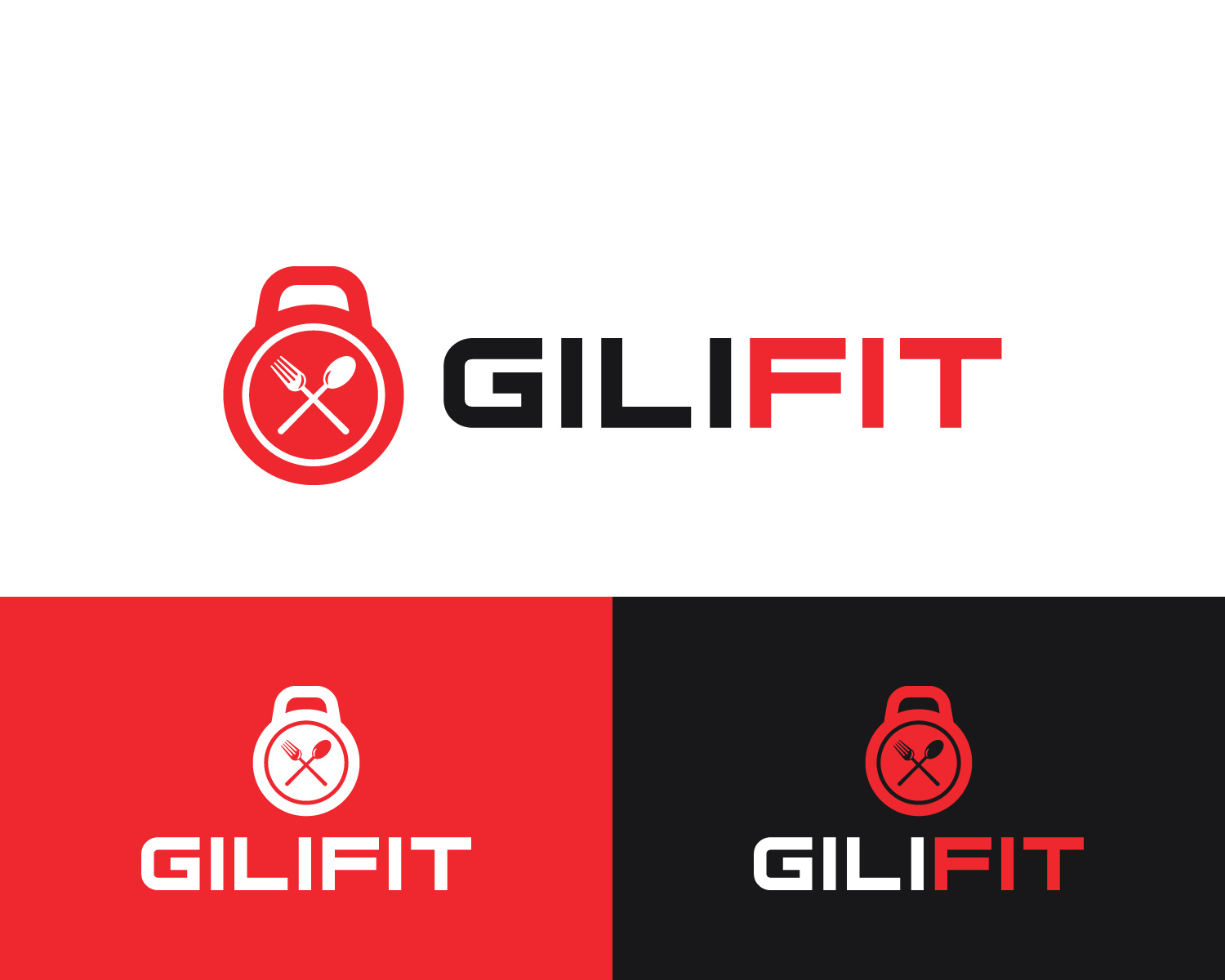 Logo Design by MAWBM for GiliFit Indonesia | Design #22881874