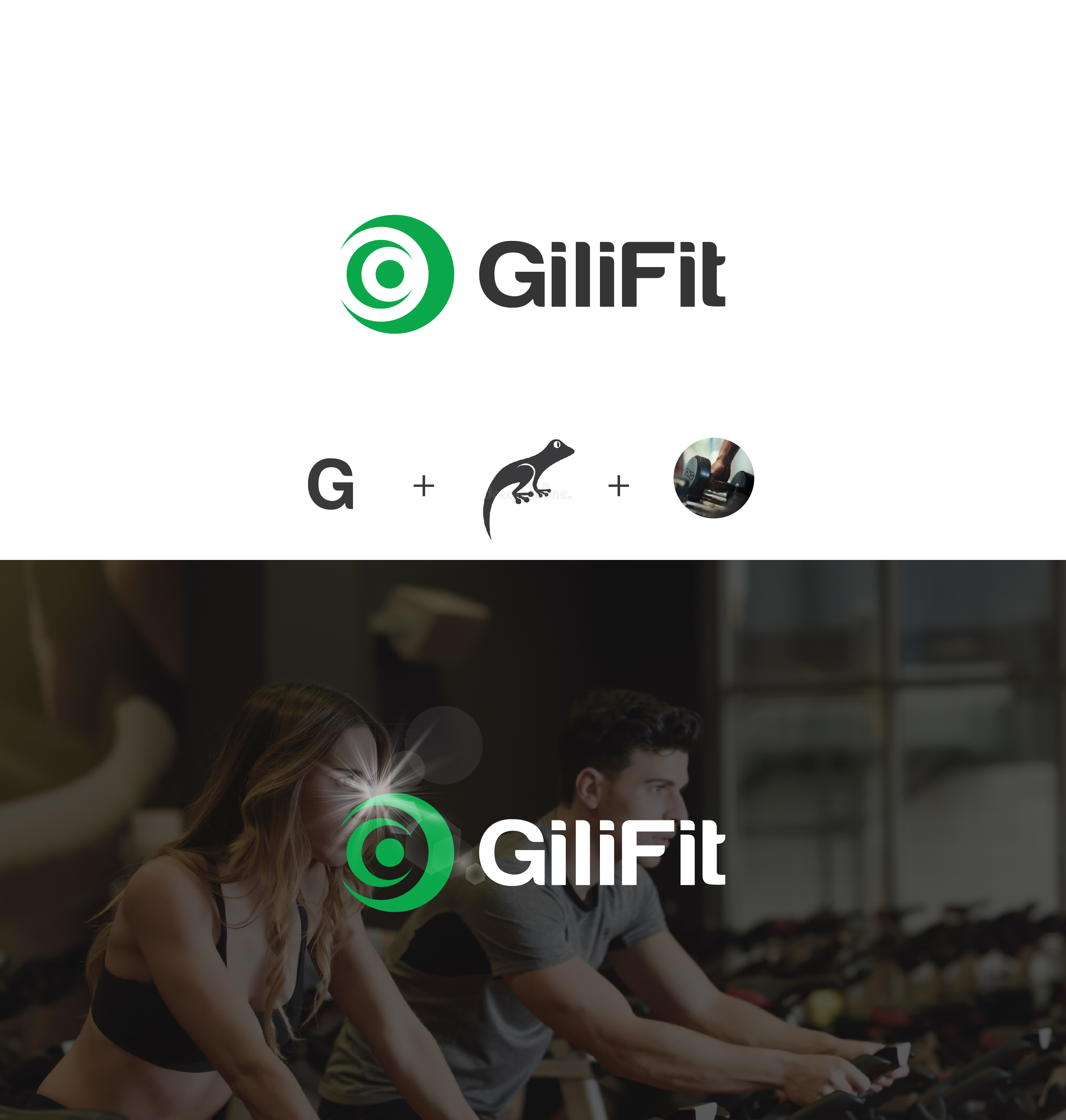 Logo Design by 4+Creative for GiliFit Indonesia | Design #22893214
