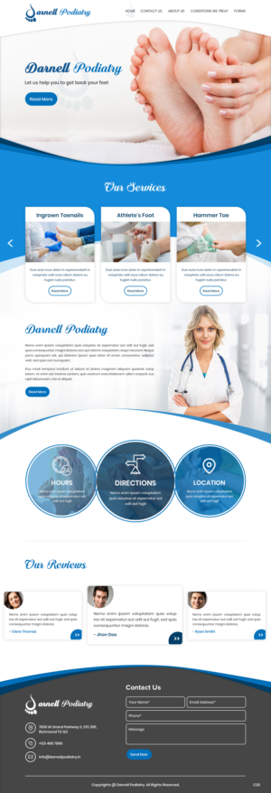 Web Design by pb for this project | Design: #22842688