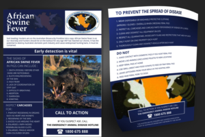 Disease outbreak warning | Diseño de Flyer por CreativeFeather