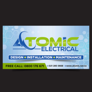 ATOMIC ELECTRICAL SIGN | Design de Panneau par Designers Hub