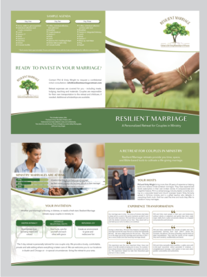 Marriage Retreat: 4 Page Color Brochure | Diseño de Brochure por alex989